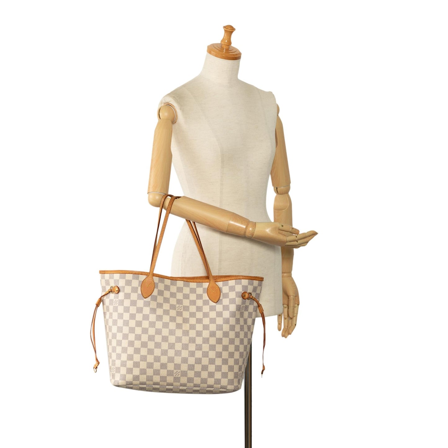Louis Vuitton Damier Azur Neverfull MM (SHG-th5jKA)