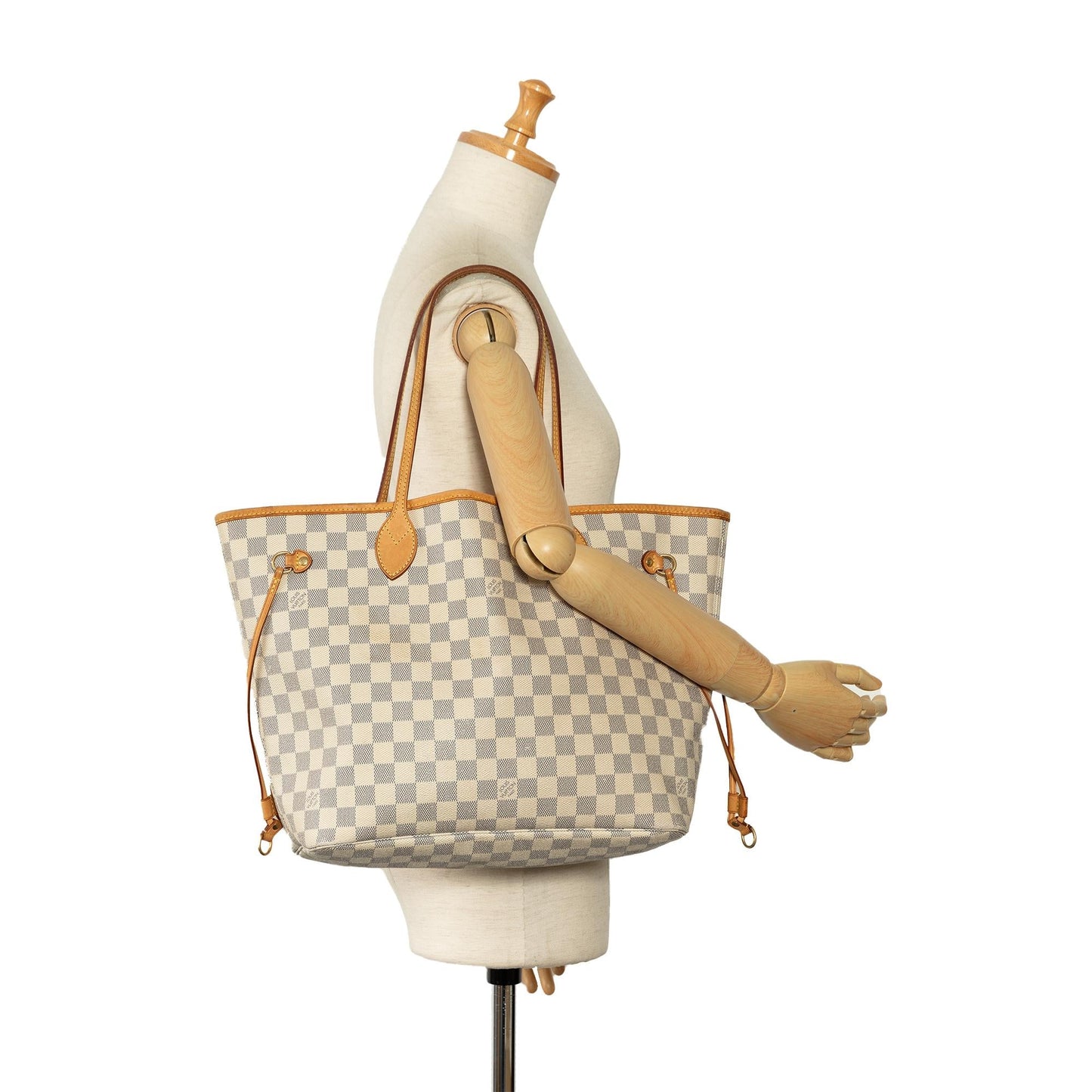 Louis Vuitton Damier Azur Neverfull MM (SHG-rdtDUG)