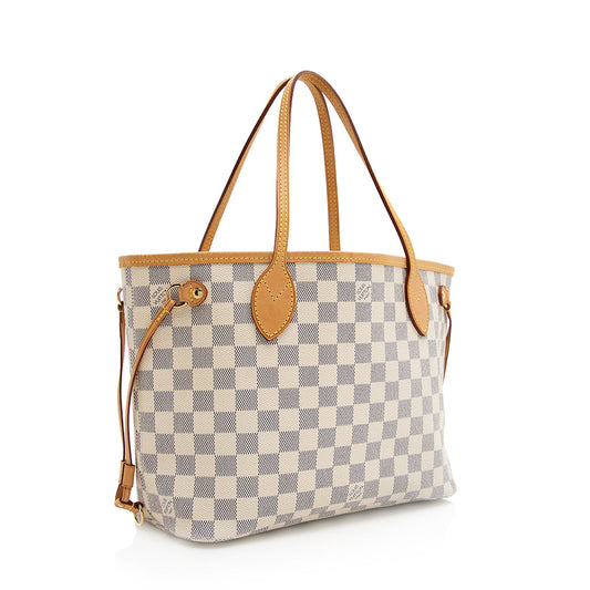Louis Vuitton Damier Azur Neverfull PM Tote (SHF-20349)