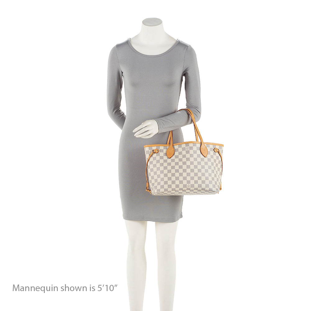 Louis Vuitton Damier Azur Neverfull PM Tote (SHF-JcINxN)