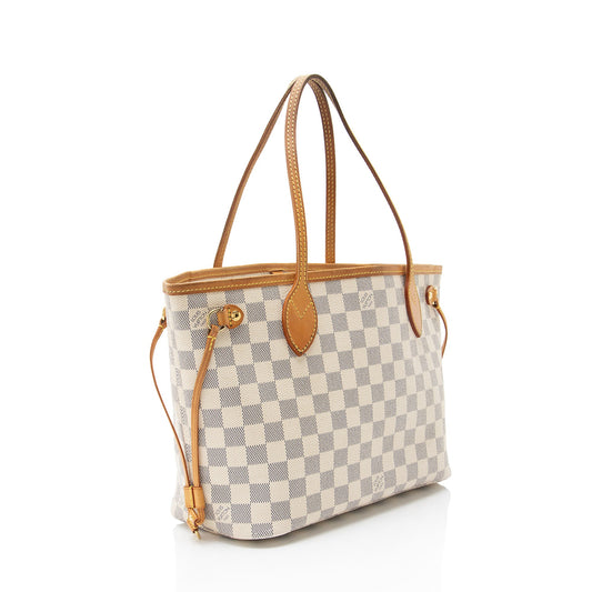Louis Vuitton Damier Azur Neverfull PM Tote