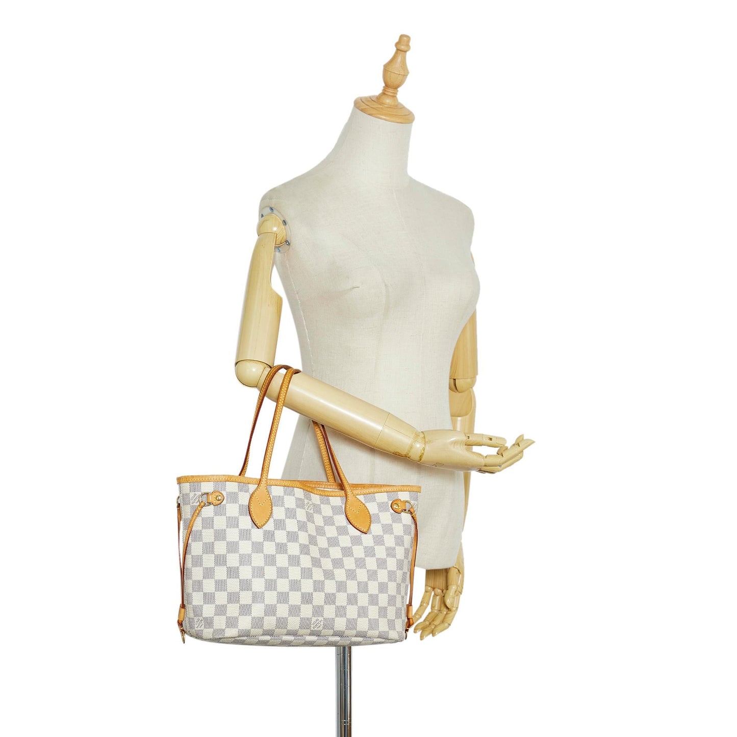 Louis Vuitton Damier Azur Neverfull PM (SHG-Qlb2rq)
