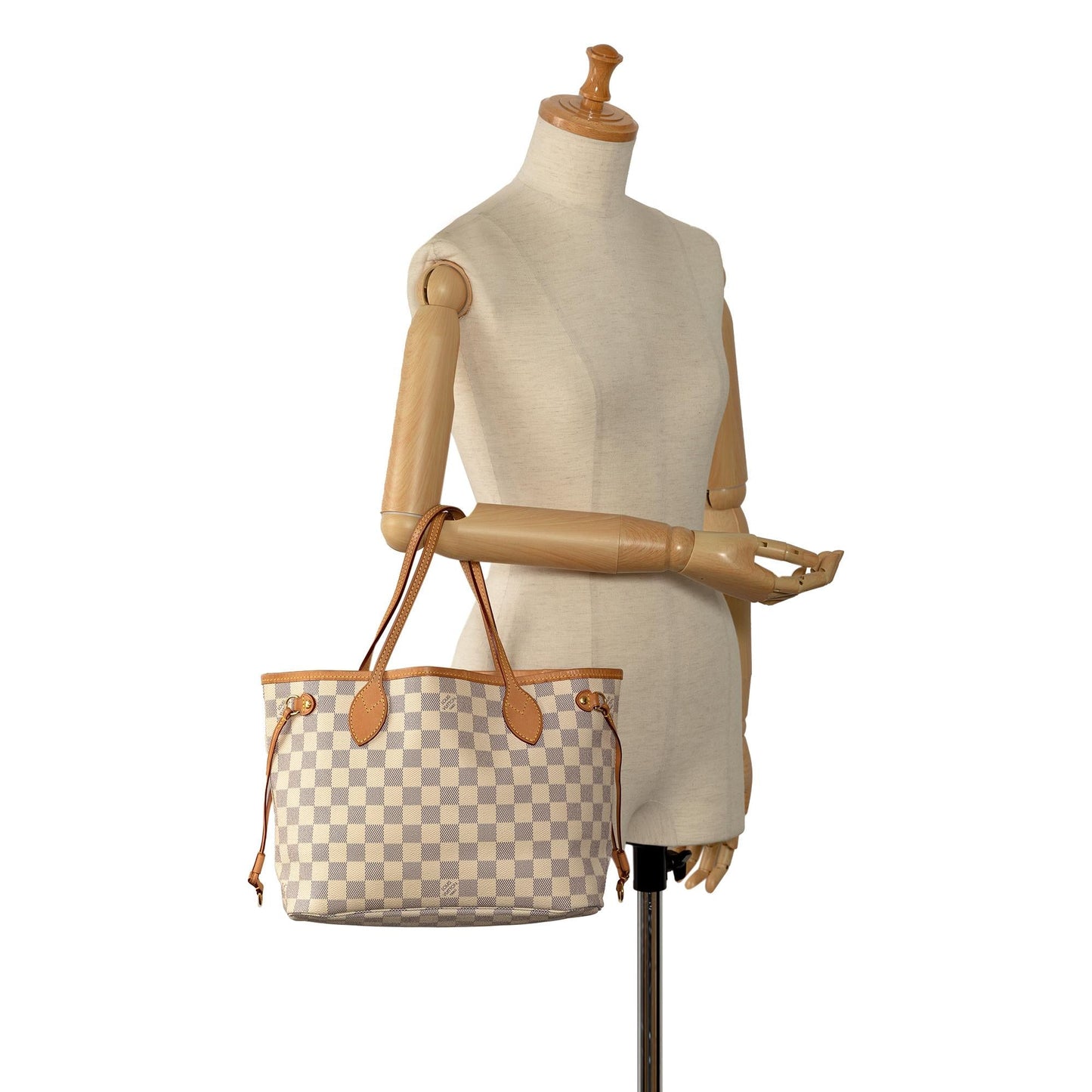Louis Vuitton Damier Azur Neverfull PM (SHG-iixwLc)