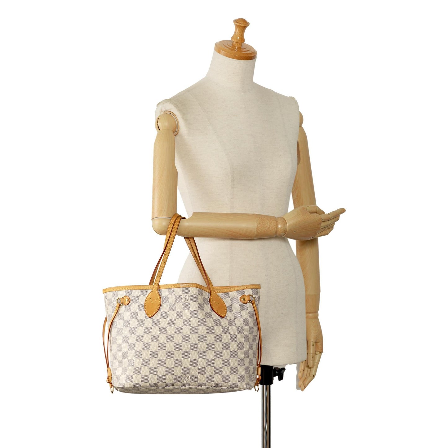 Louis Vuitton Damier Azur Neverfull PM (SHG-JeBr2j)