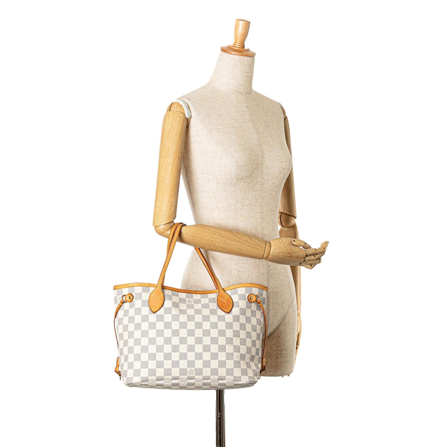 Louis Vuitton Damier Azur Neverfull PM (SHG-sLn0dt)