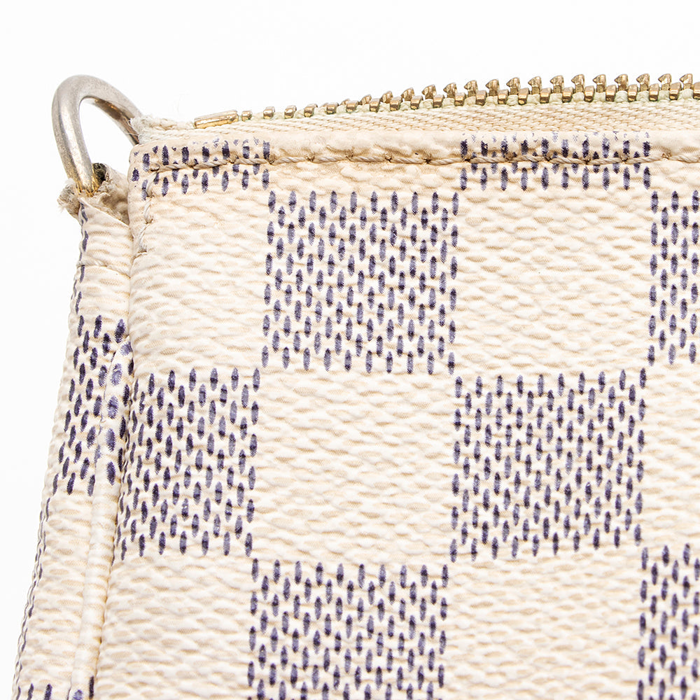 Louis Vuitton Damier Azur Pochette Accessoires -  (SHF-19120)