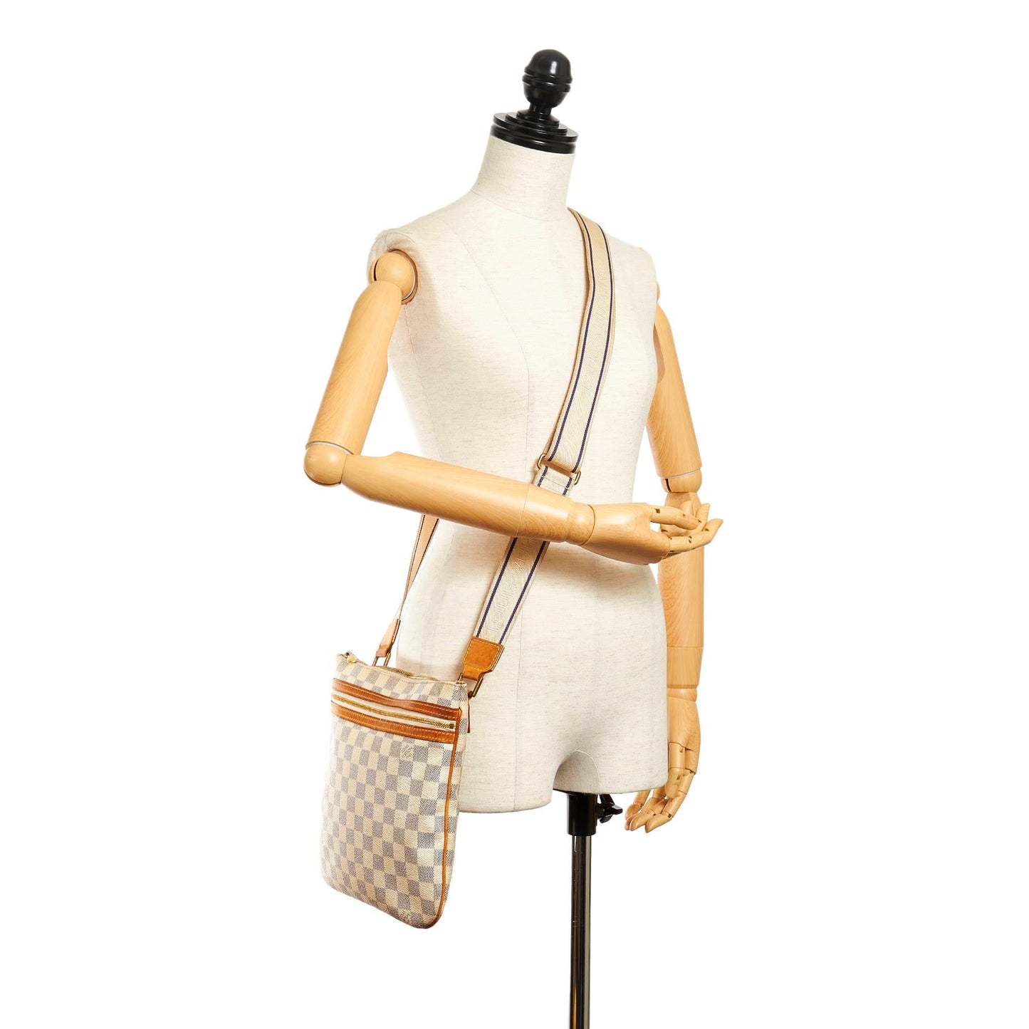 Louis Vuitton Damier Azur Pochette Bosphore (SHG-31626)