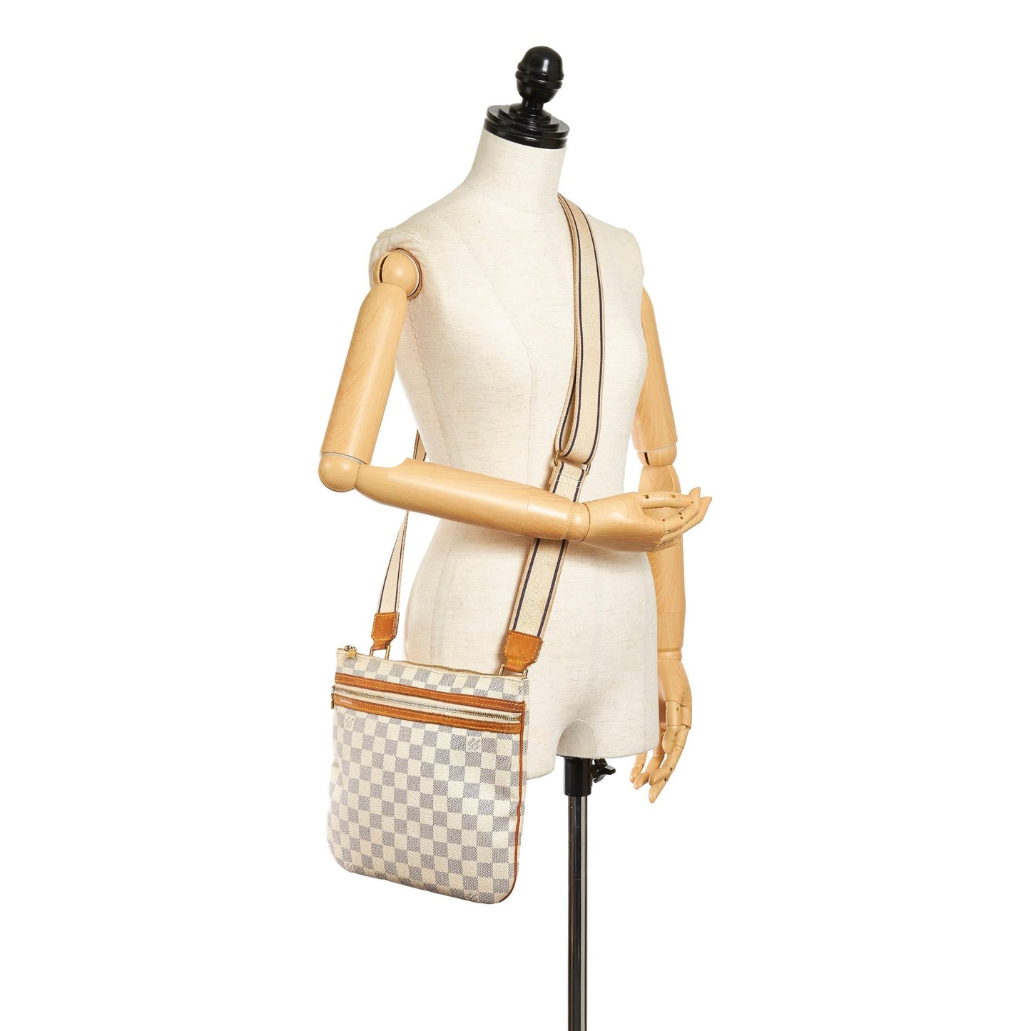 Louis Vuitton Damier Azur Pochette Bosphore (SHG-33370)