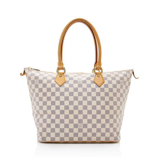 Louis Vuitton Damier Azur Saleya MM Tote (SHF-18132)