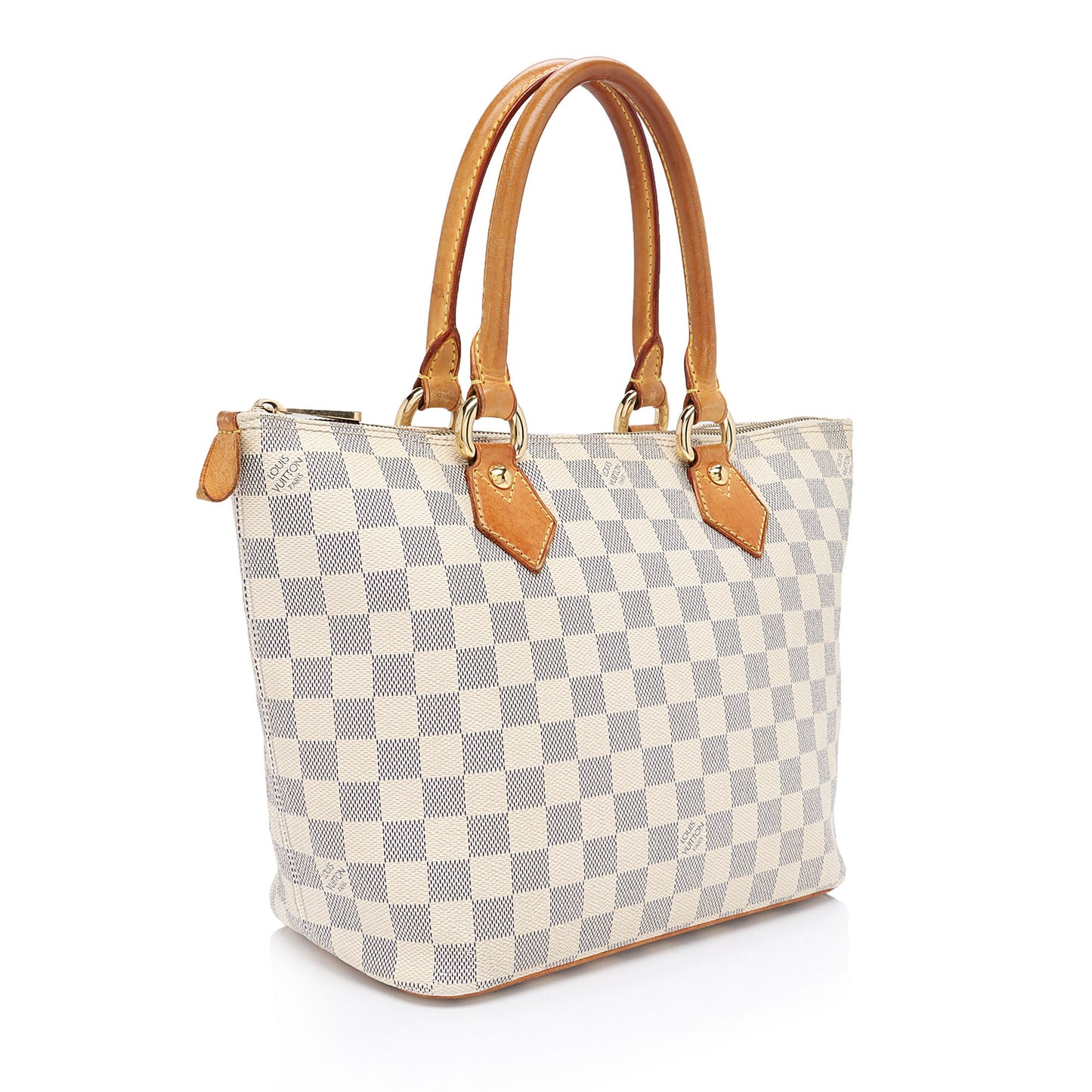Louis Vuitton Damier Azur Saleya PM Tote -  (SHF-6lMBDG)