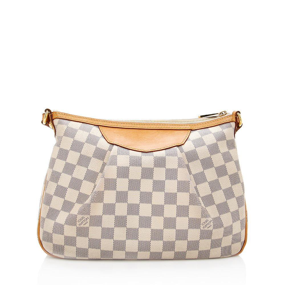 Louis Vuitton Damier Azur Siracusa PM Shoulder Bag (SHF-18912)
