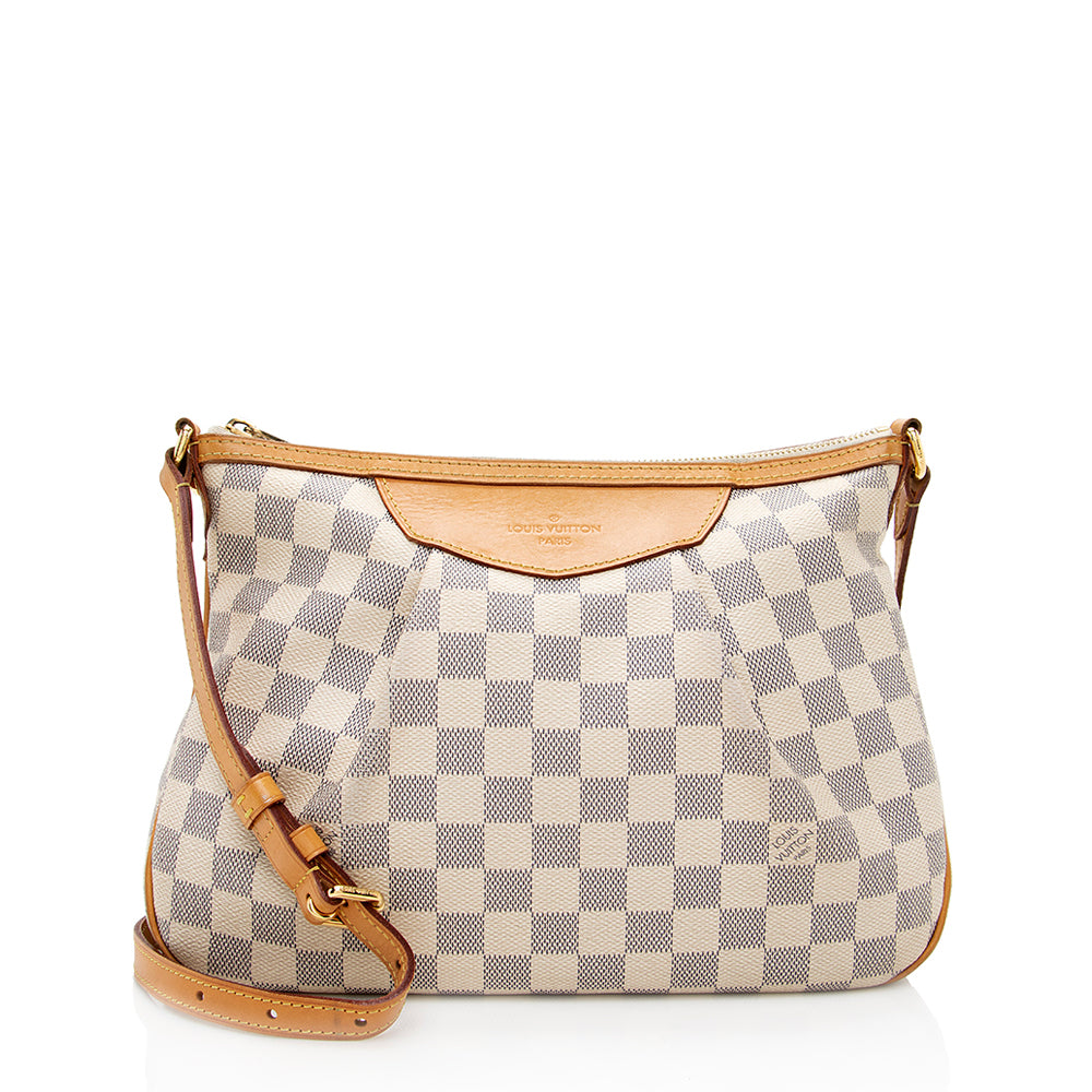Louis Vuitton Damier Azur Siracusa PM Shoulder Bag (SHF-18912)