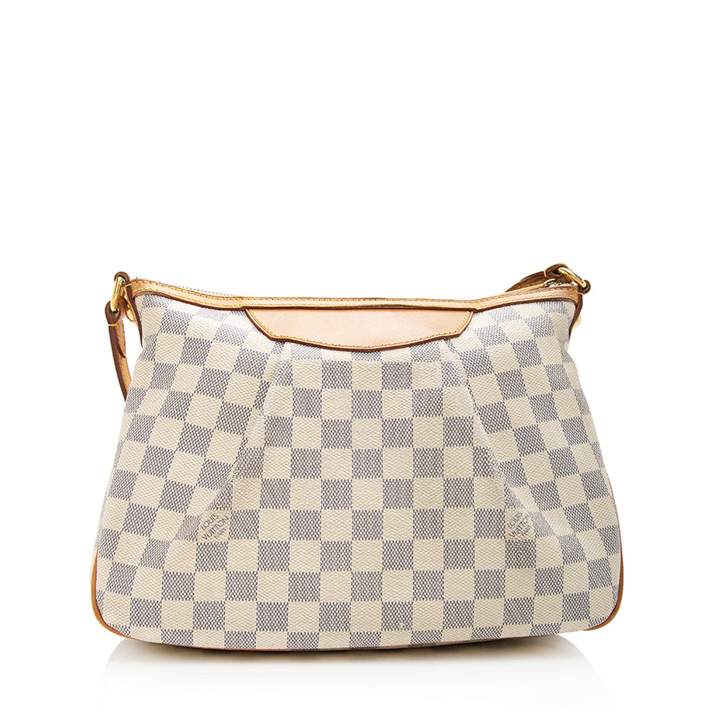 Louis Vuitton Damier Azur Siracusa PM Shoulder Bag (SHF-20012)