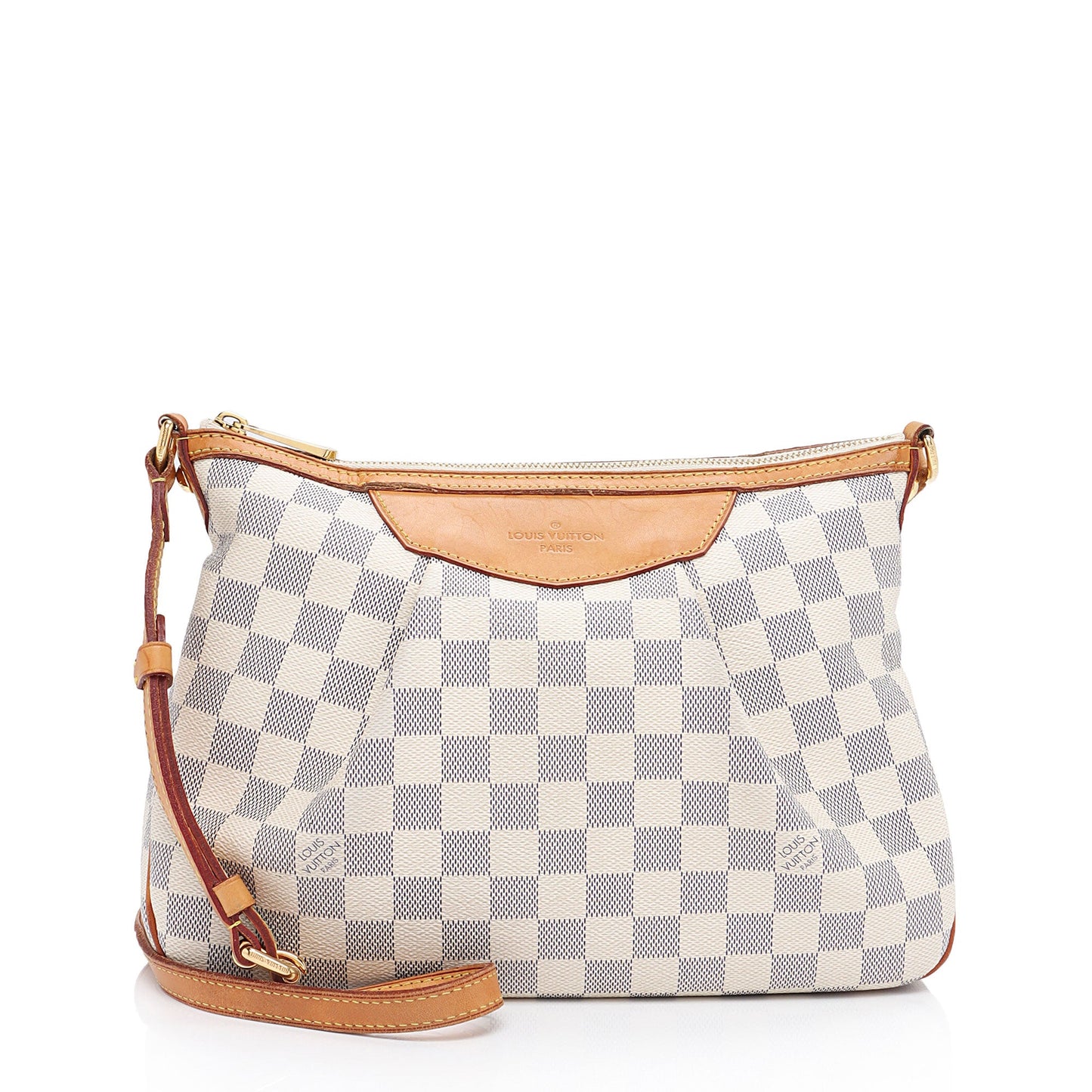 Louis Vuitton Damier Azur Siracusa PM Shoulder Bag (SHF-6FtYE4)