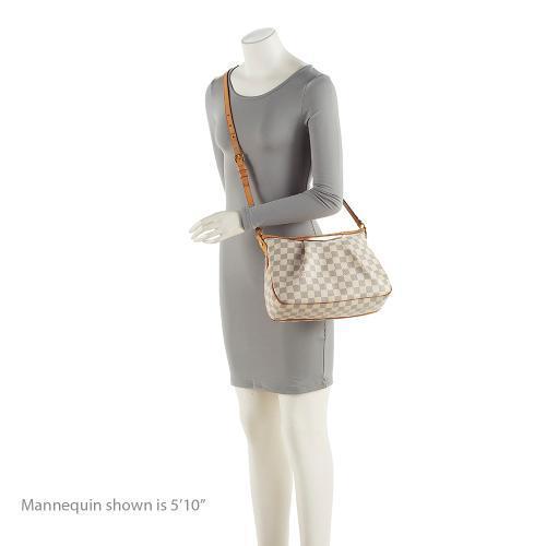 Louis Vuitton Damier Azur Siracusa PM Shoulder Bag (SHF-QSiJjC)