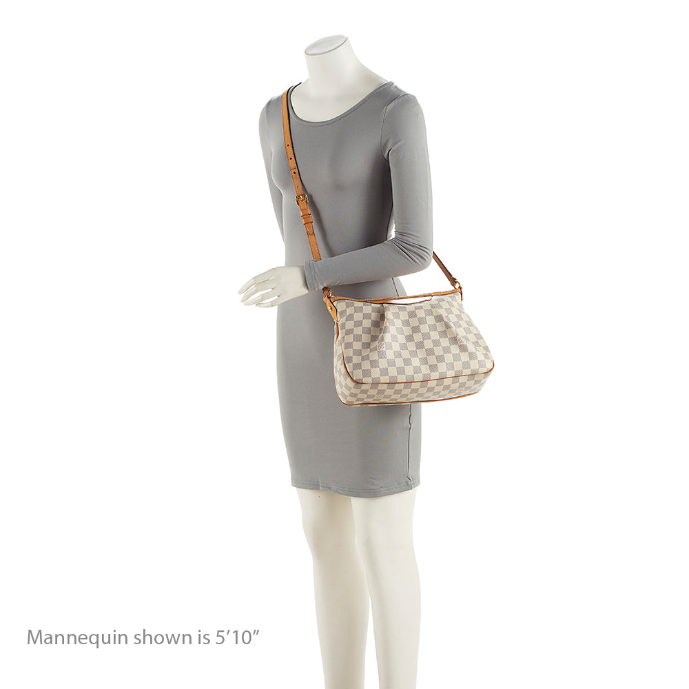 Louis Vuitton Damier Azur Siracusa PM Shoulder Bag (SHF-3IxoAb)