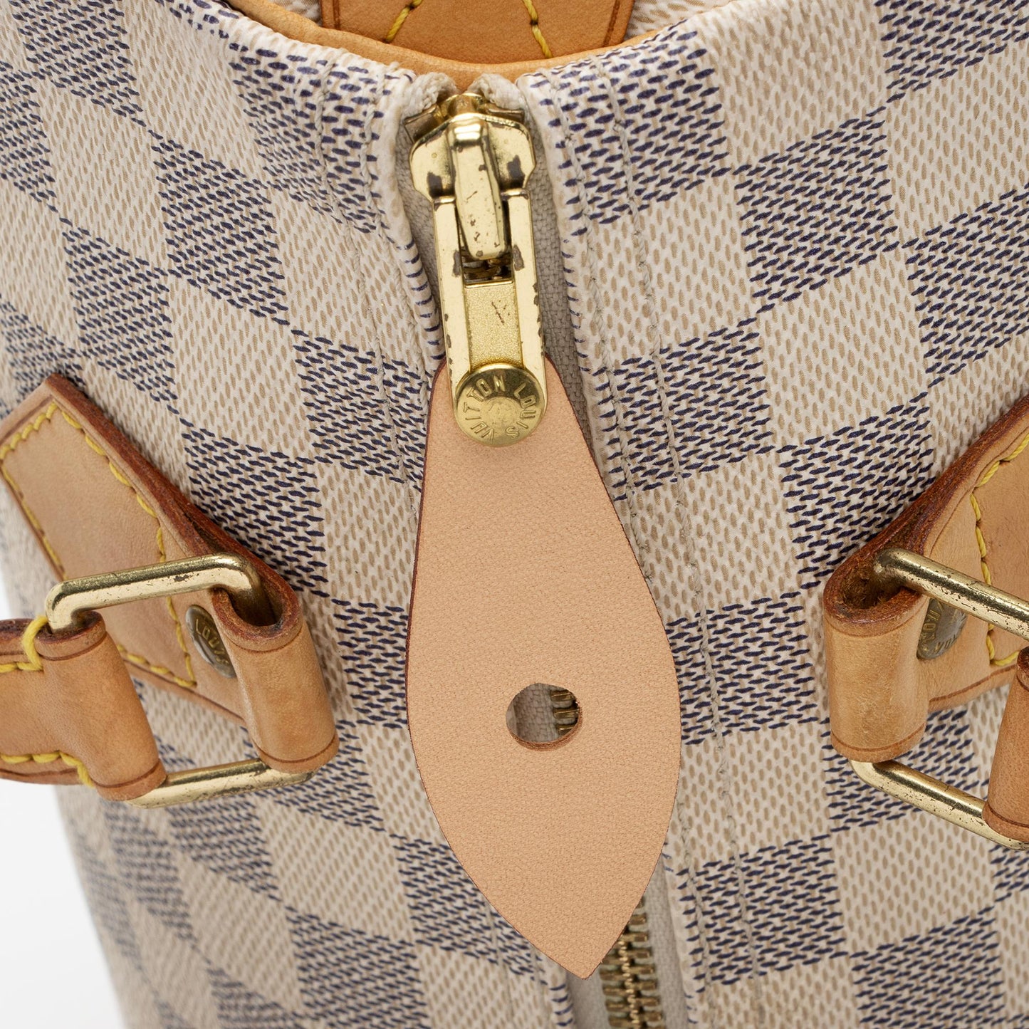 Louis Vuitton Damier Azur Speedy 25 Satchel (SHF-DkbmcQ)