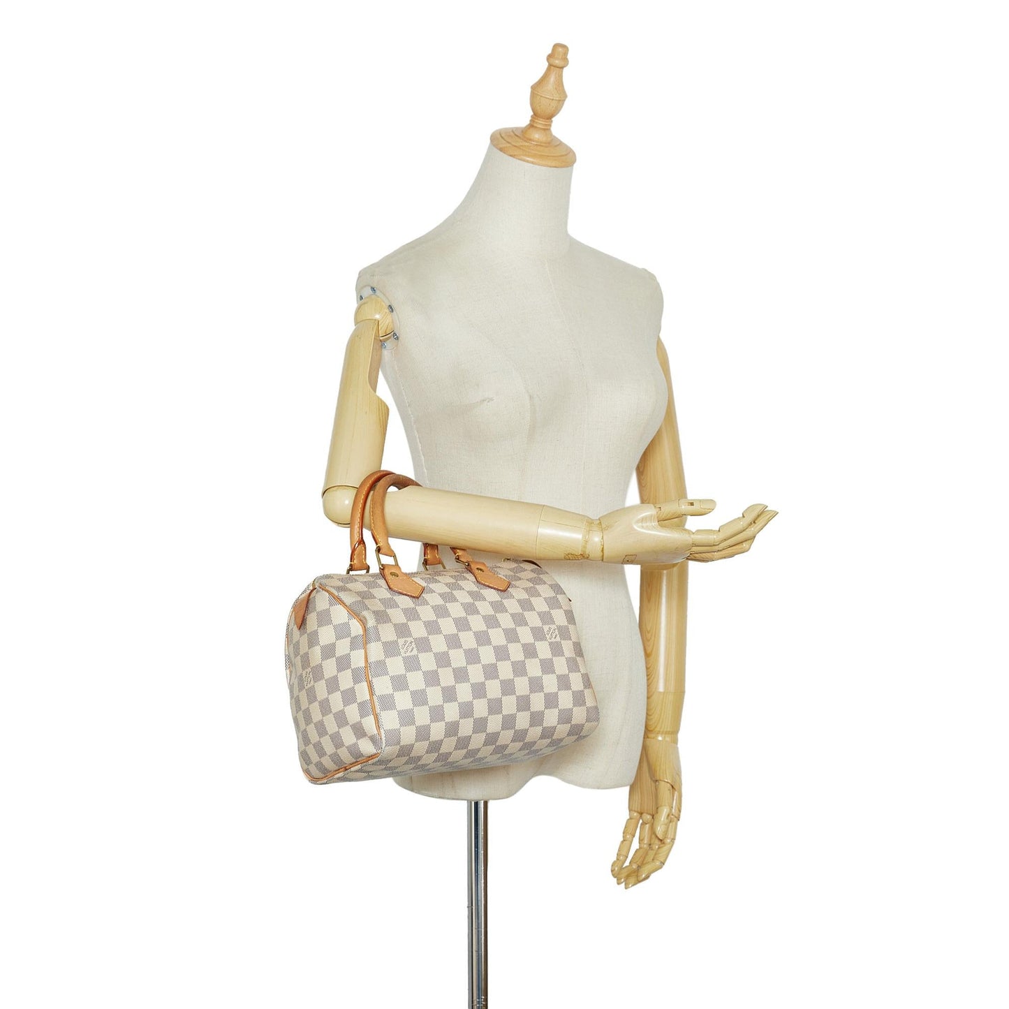Louis Vuitton Damier Azur Speedy 25 (SHG-vbMjfT)