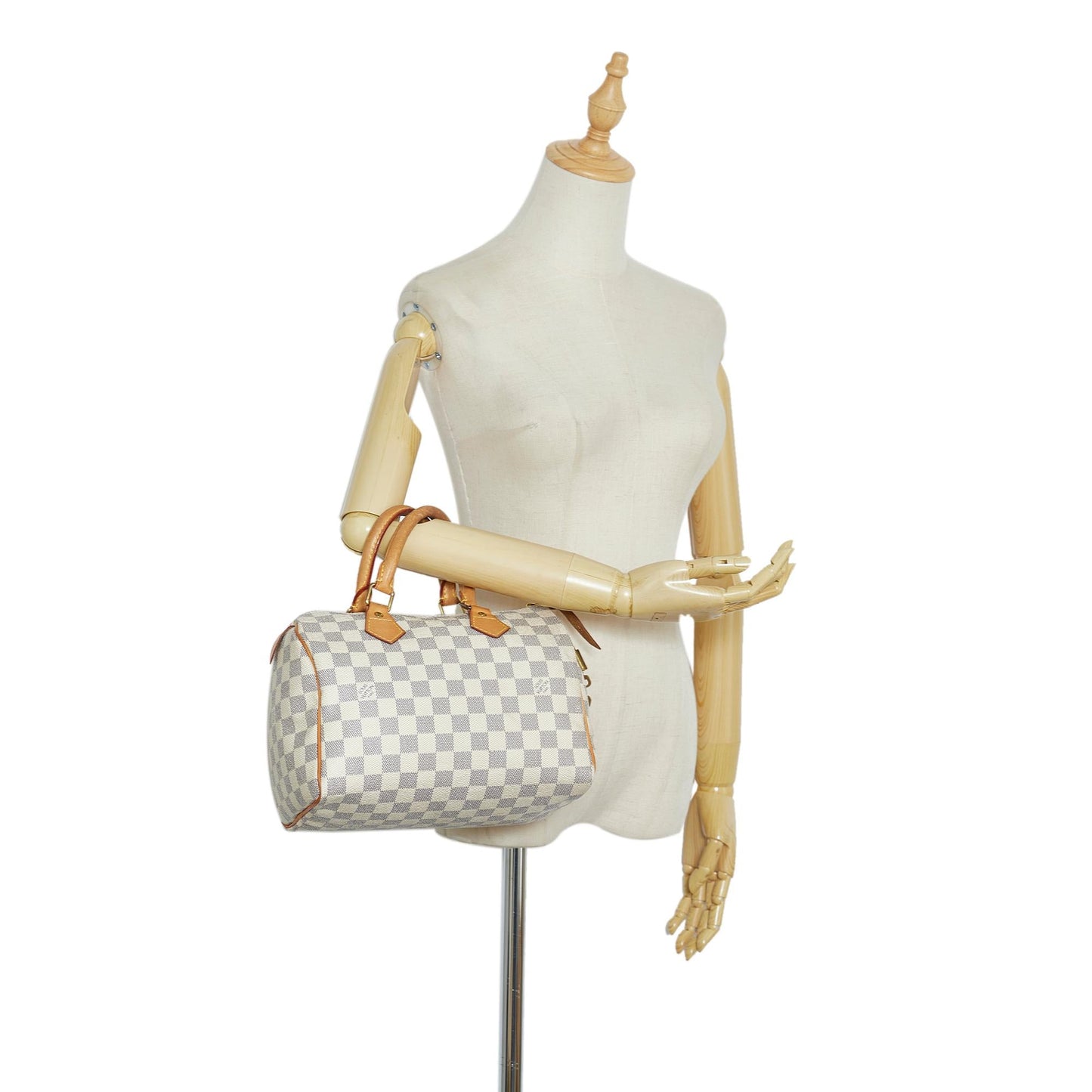 Louis Vuitton Damier Azur Speedy 25 (SHG-5tZIgs)