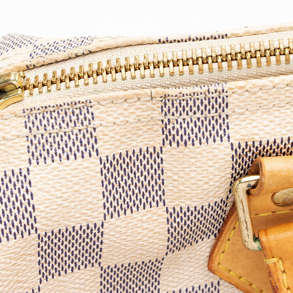 Louis Vuitton Damier Azur Speedy 30 Satchel -  (SHF-20474)