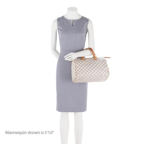Louis Vuitton Damier Azur Speedy 30 Satchel (SHF-17043)