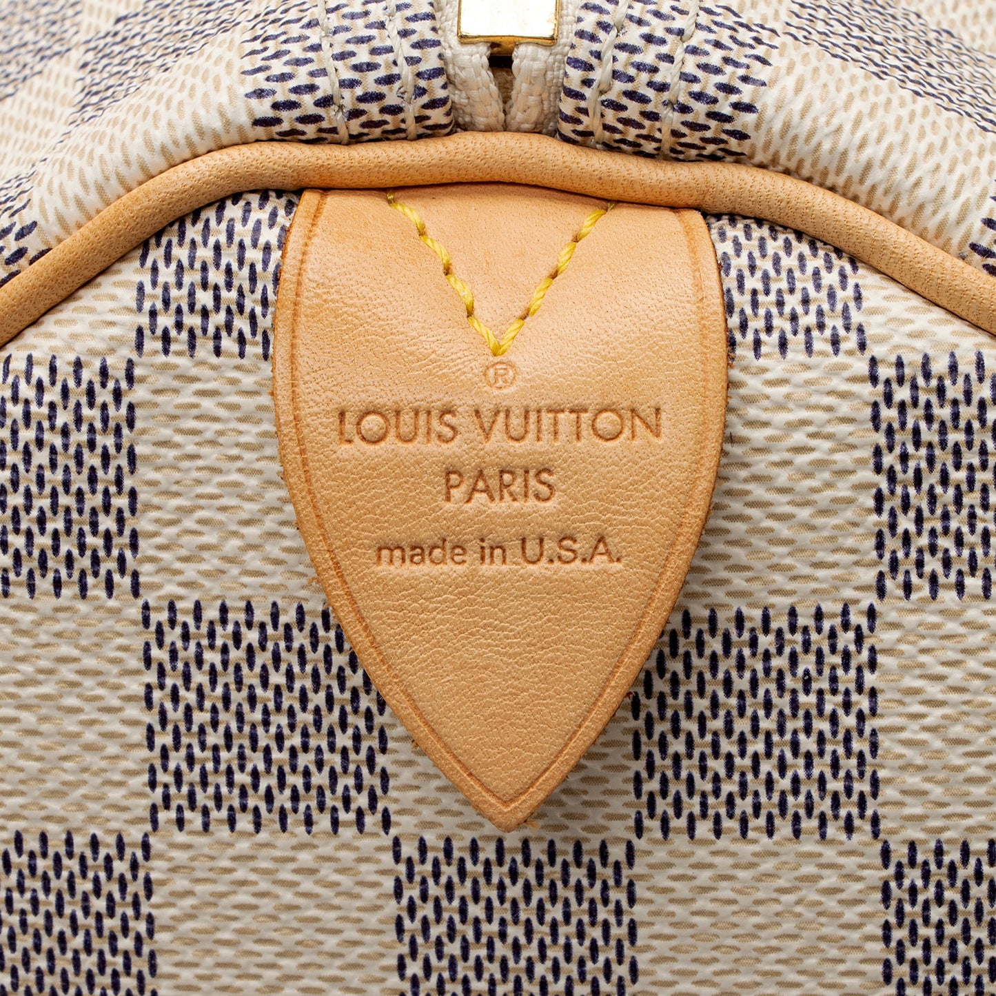 Louis Vuitton Damier Azur Speedy 30 Satchel (SHF-22328)