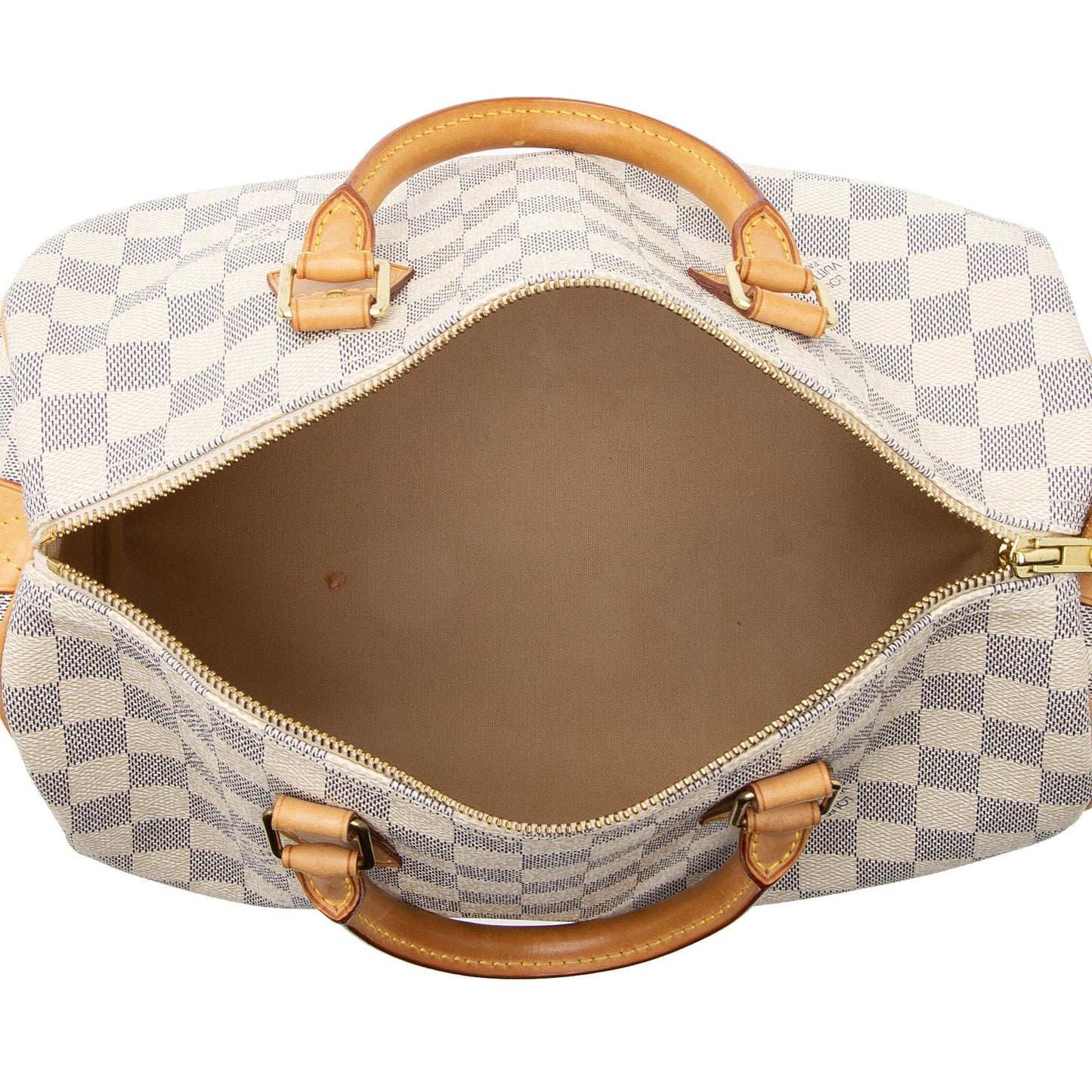 Louis Vuitton Damier Azur Speedy 30 Satchel (SHF-opJpxO)