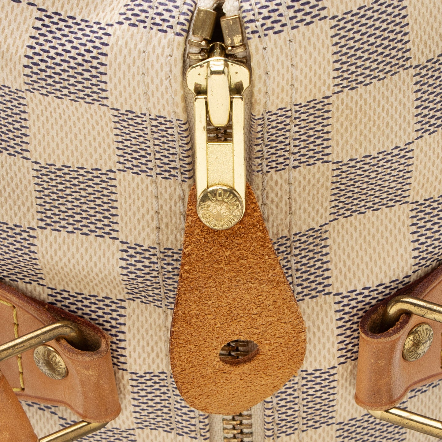 Louis Vuitton Damier Azur Speedy 30 Satchel (SHF-qafYSo)