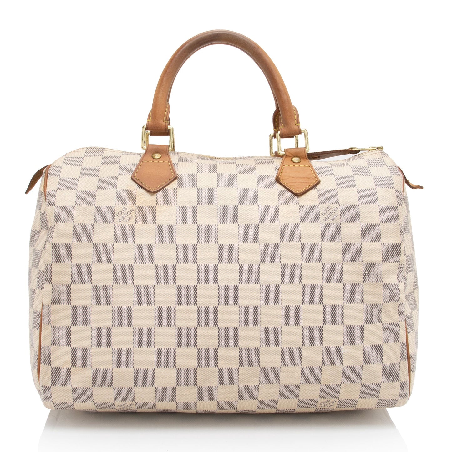 Louis Vuitton Damier Azur Speedy 30 Satchel (SHF-bV6e4O)