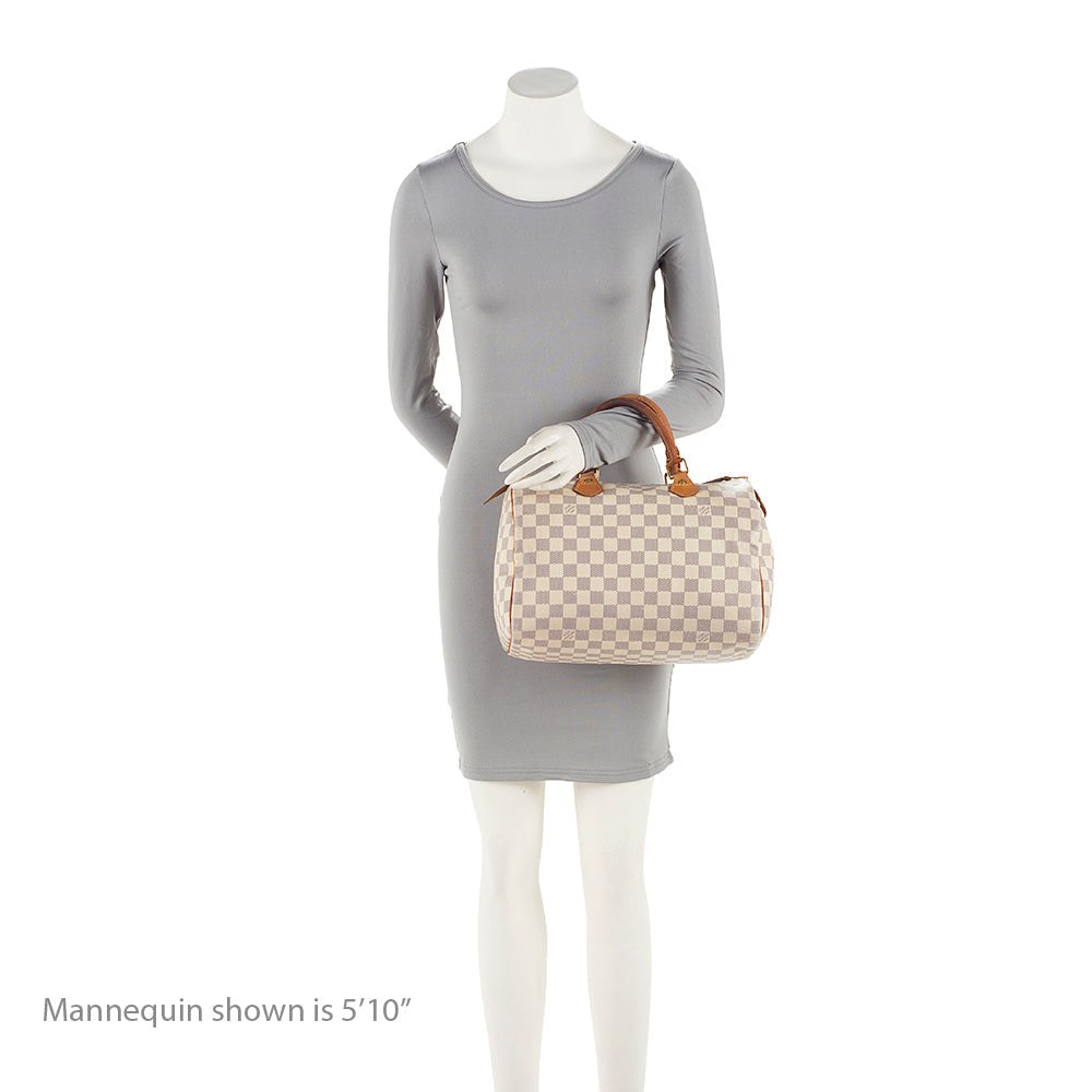 Louis Vuitton Damier Azur Speedy 30 Satchel (SHF-bV6e4O)