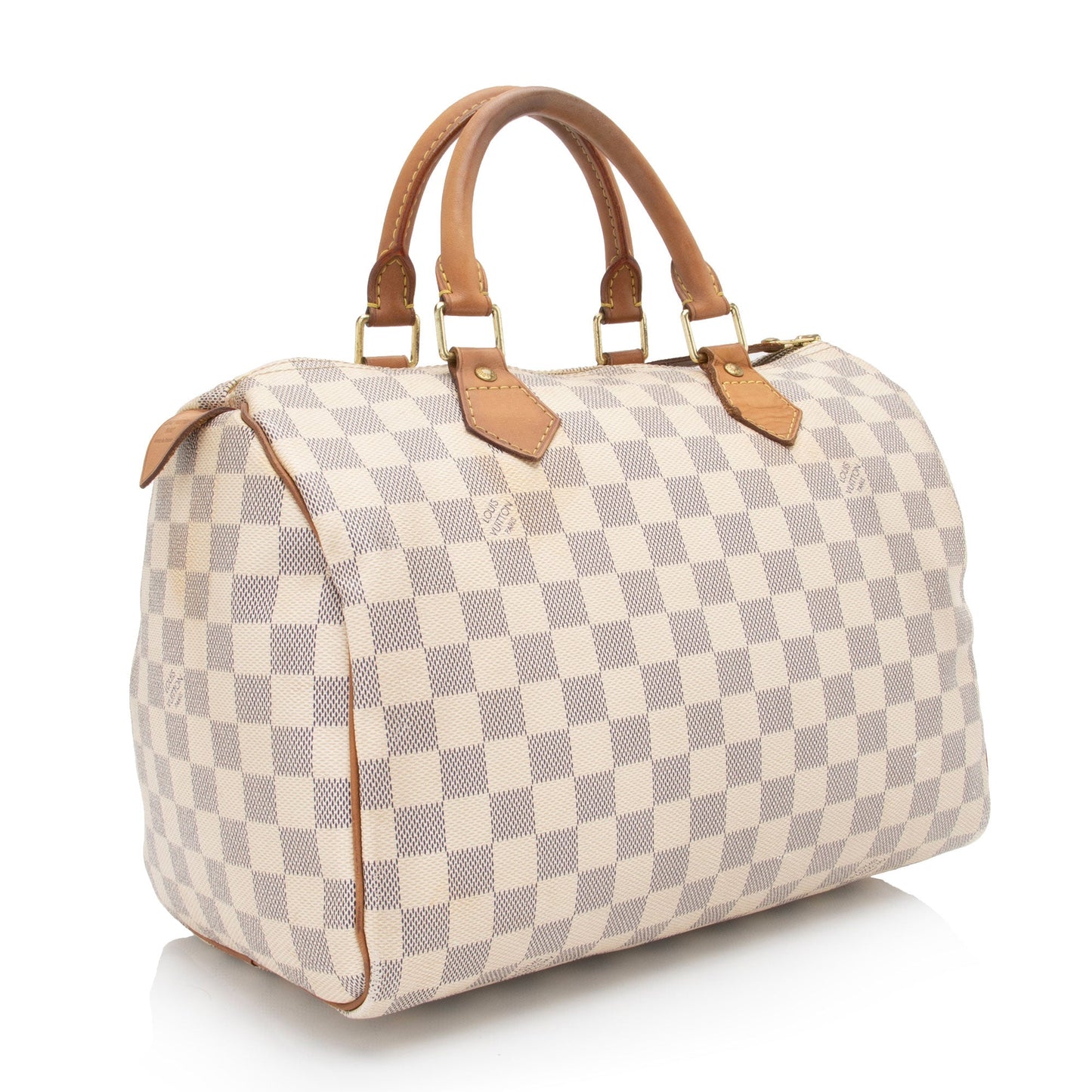 Louis Vuitton Damier Azur Speedy 30 Satchel (SHF-bV6e4O)