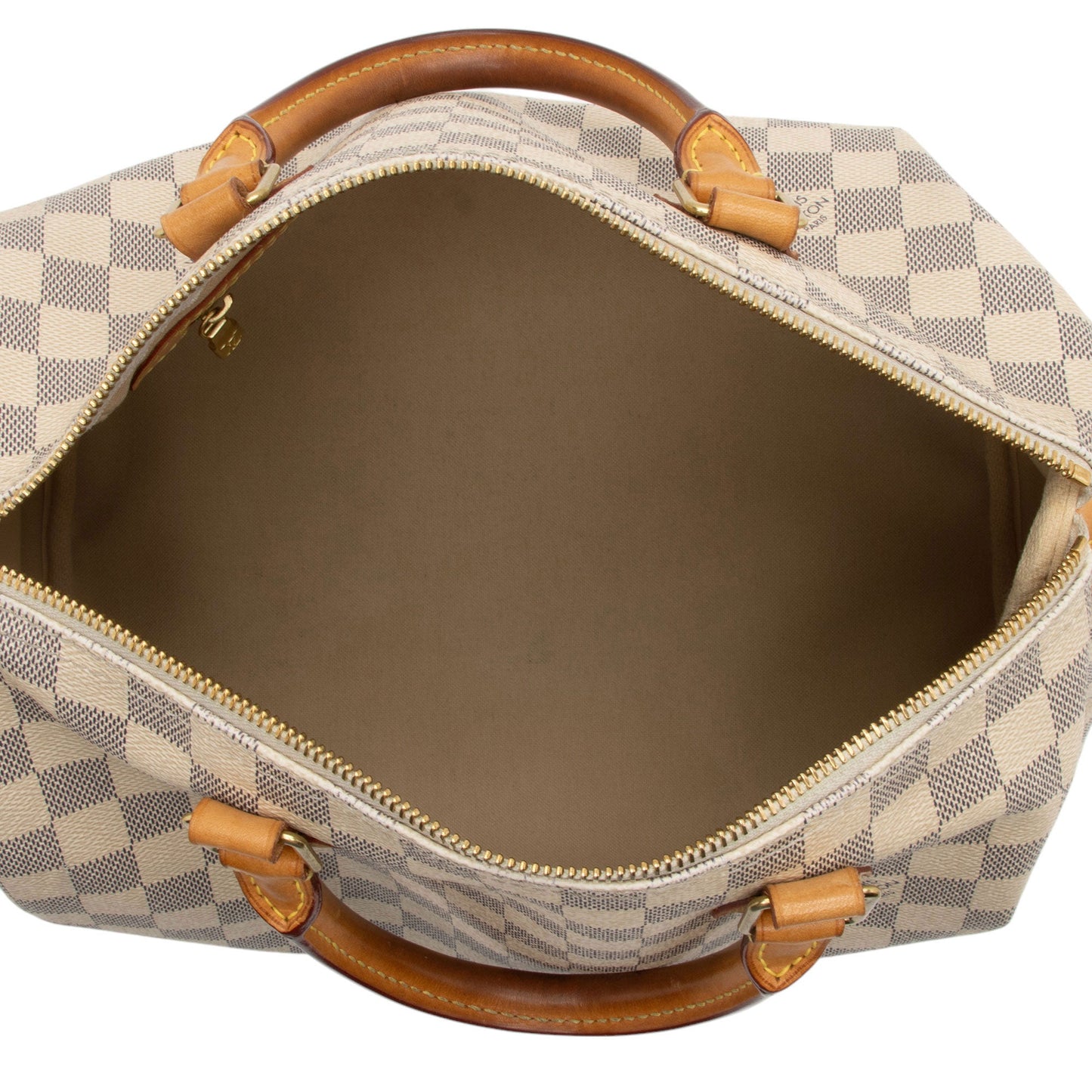 Louis Vuitton Damier Azur Speedy 30 Satchel (SHF-fnXRR8)