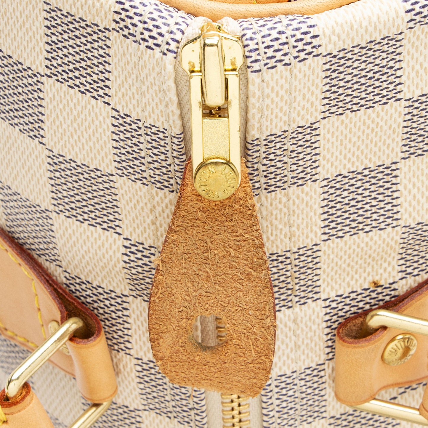 Louis Vuitton Damier Azur Speedy 30 Satchel (SHF-hK0BKQ)