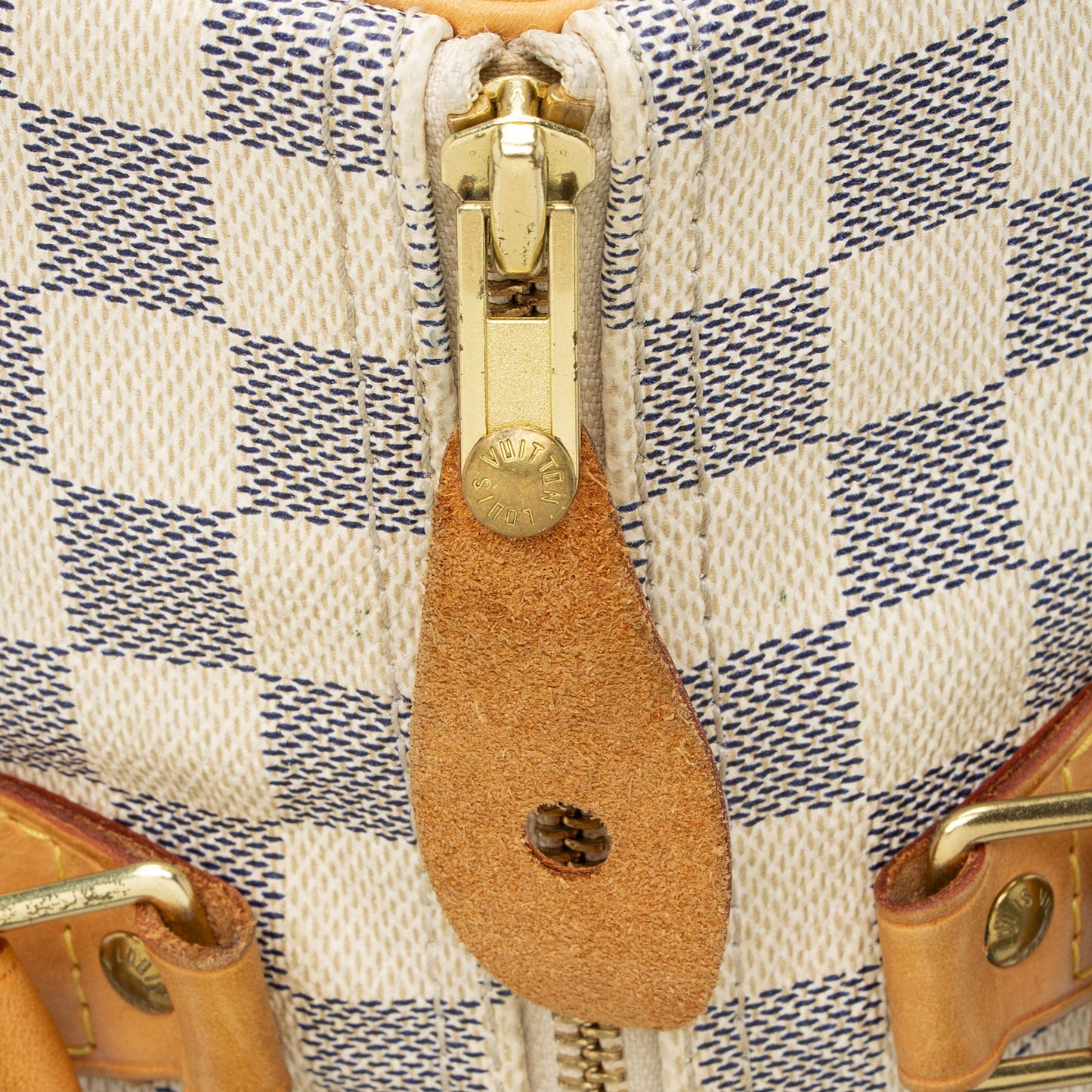 Louis Vuitton Damier Azur Speedy 30 Satchel