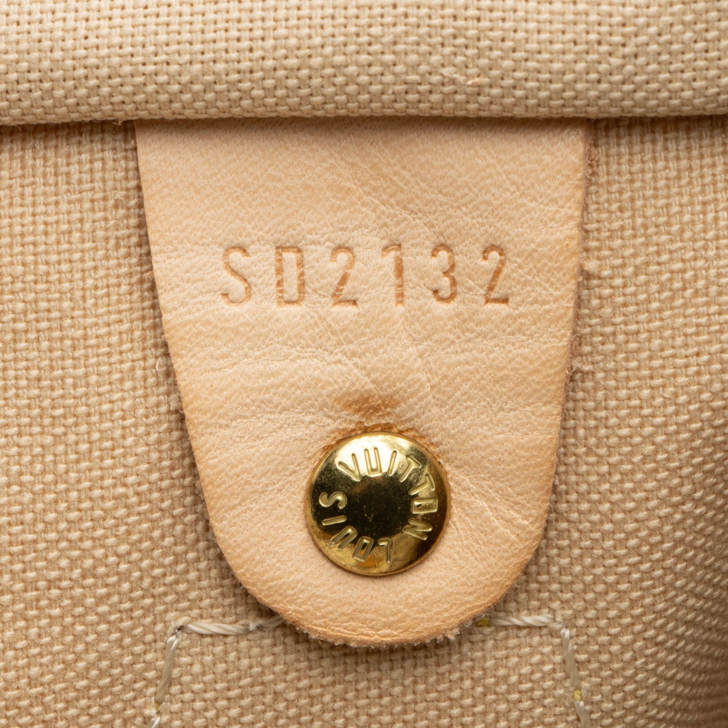 Louis Vuitton Damier Azur Speedy 30 Satchel