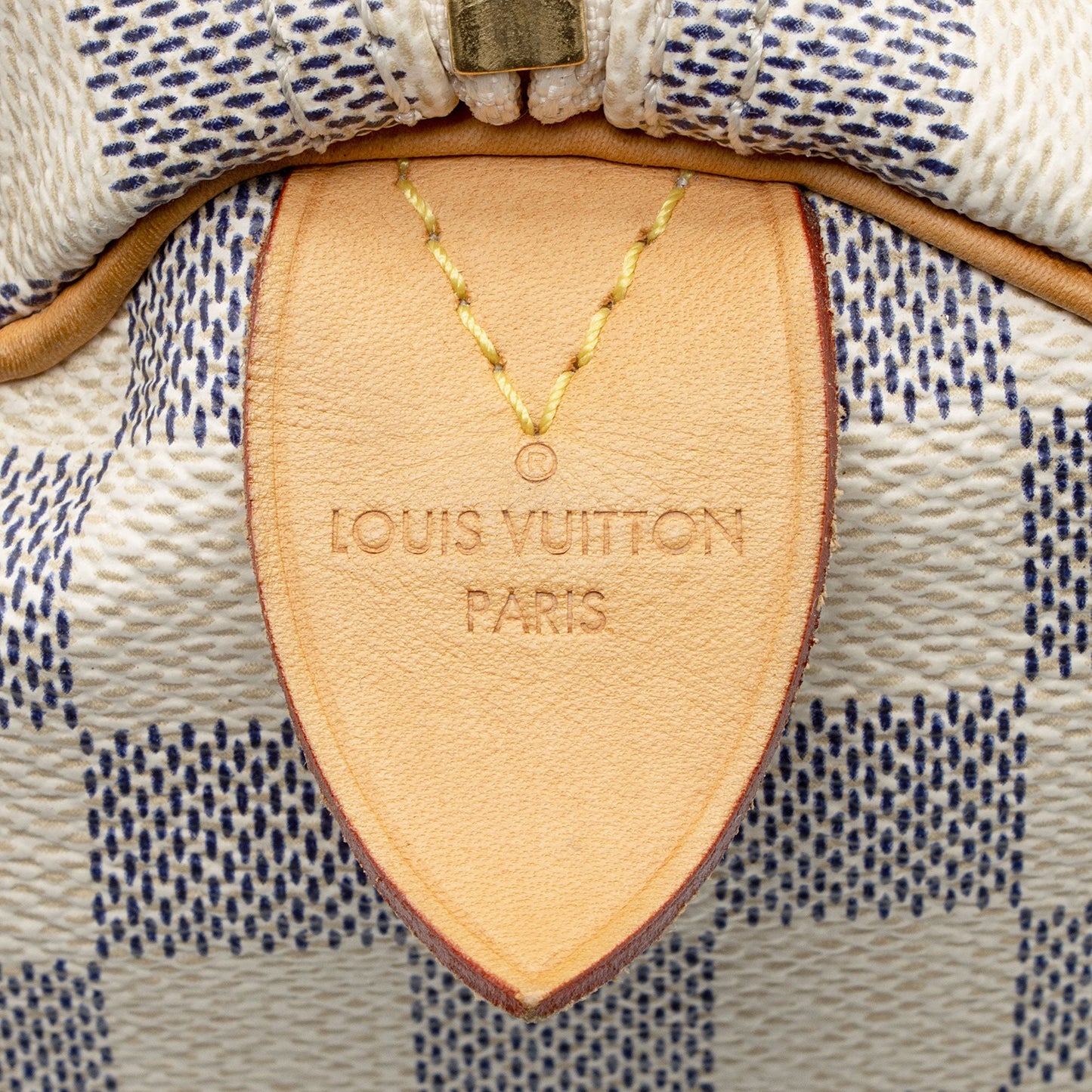 Louis Vuitton Damier Azur Speedy 30 Satchel
