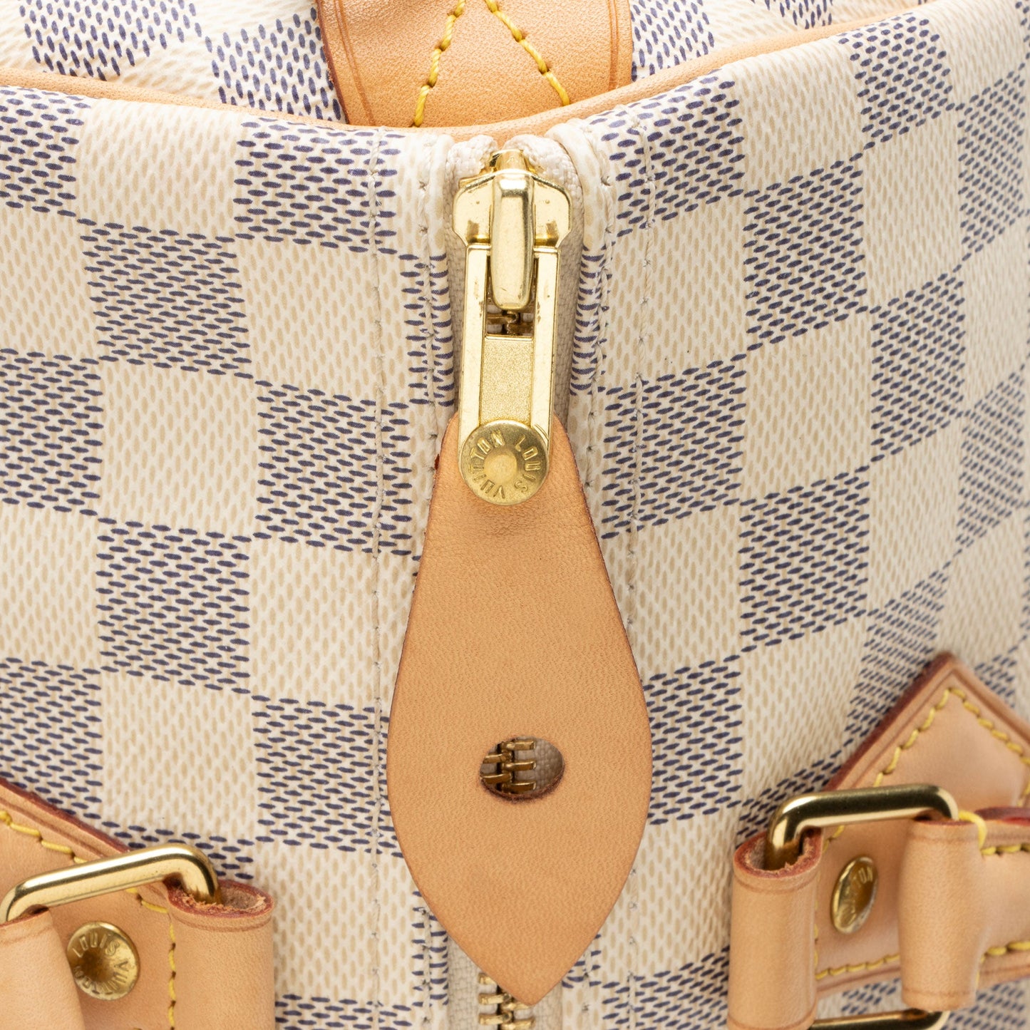 Louis Vuitton Damier Azur Speedy 30 Satchel