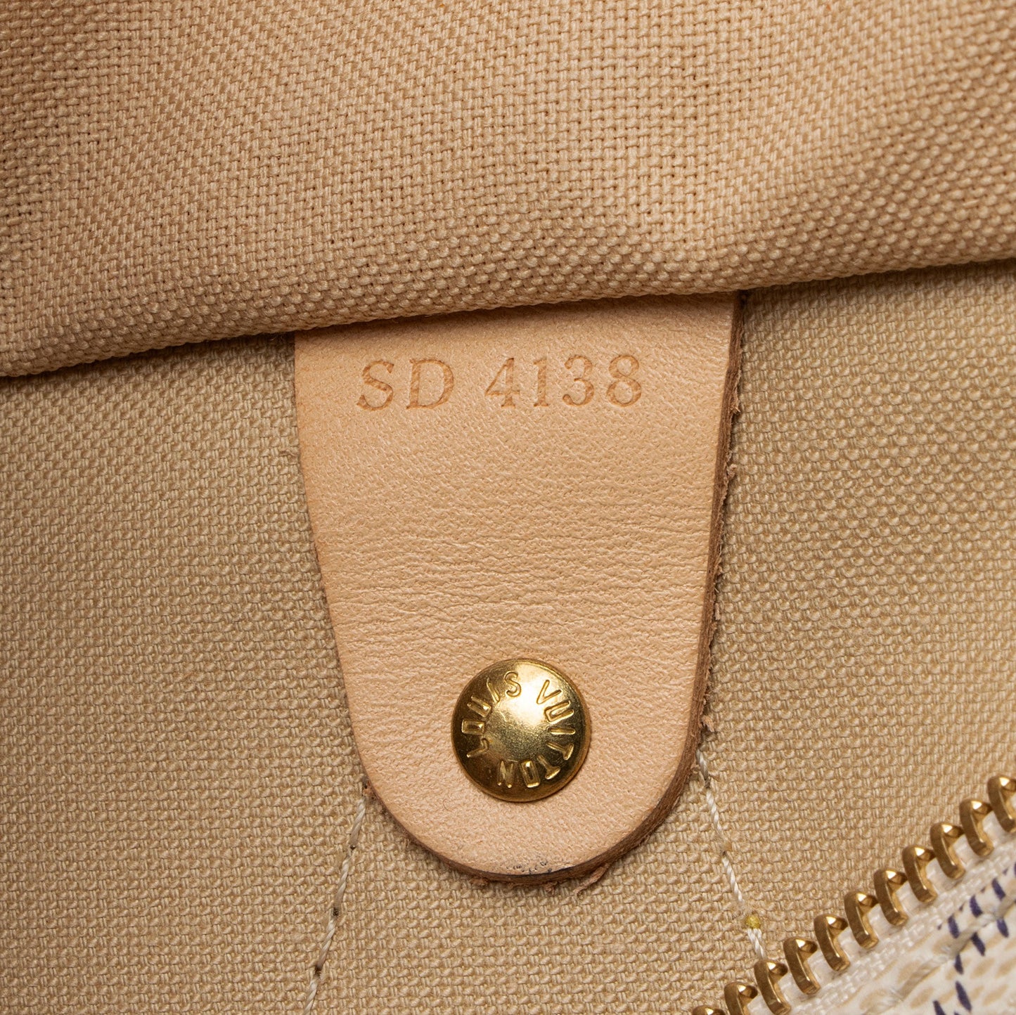 Louis Vuitton Damier Azur Speedy 30 Satchel