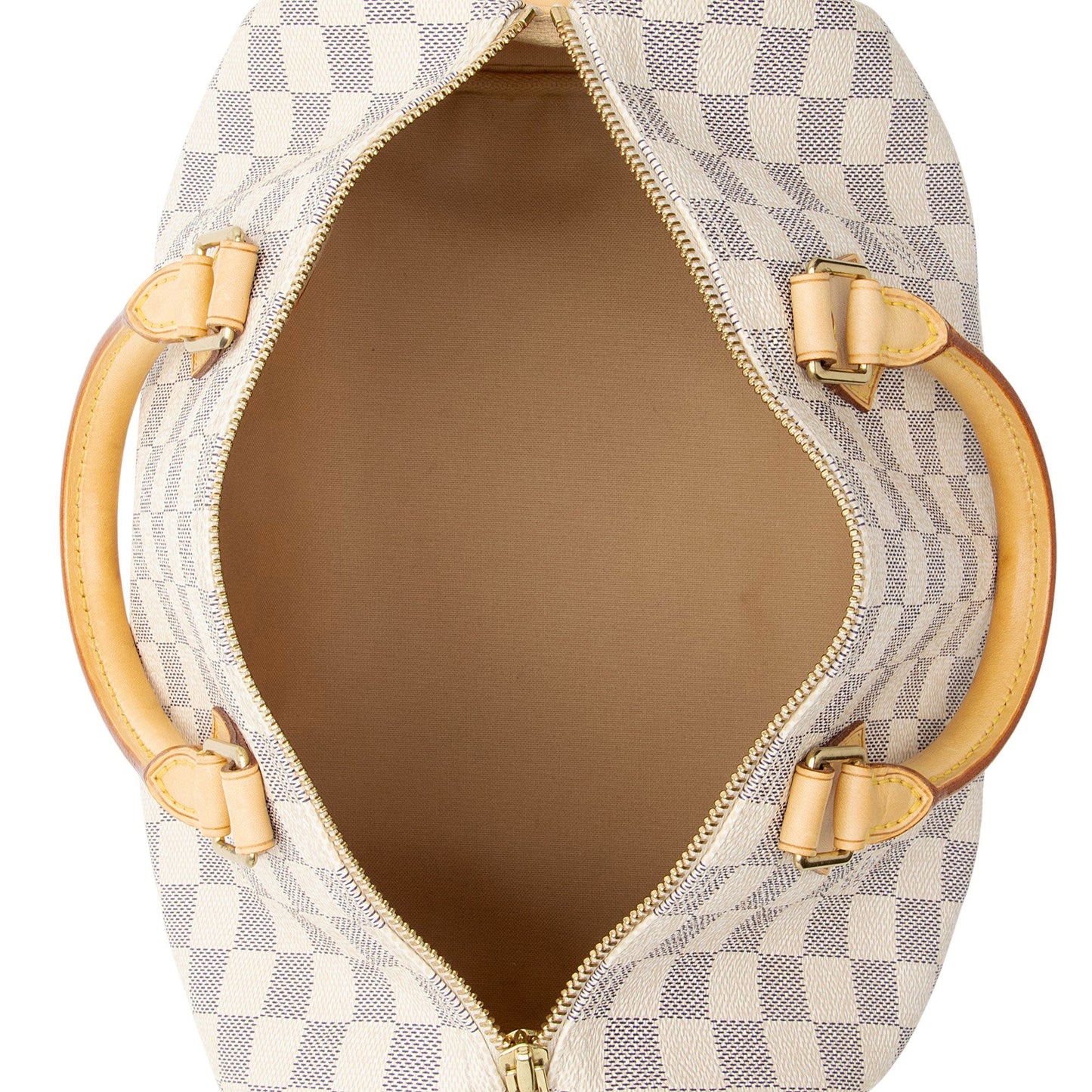 Louis Vuitton Damier Azur Speedy 30 Satchel