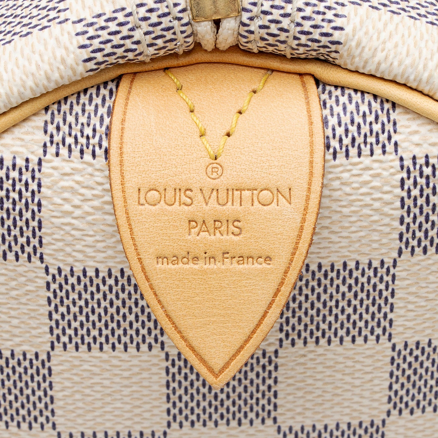 Louis Vuitton Damier Azur Speedy 30 Satchel
