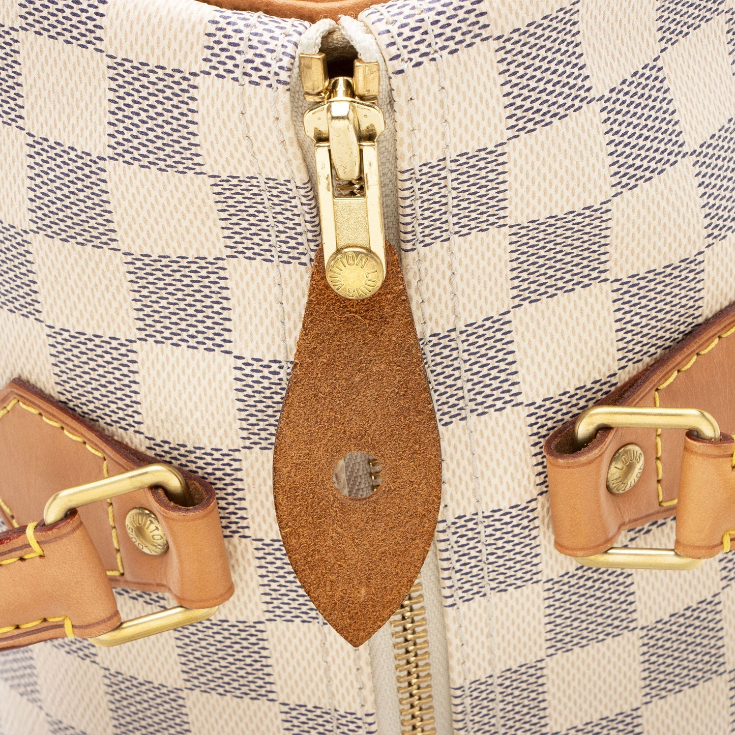 Louis Vuitton Damier Azur Speedy 30 Satchel