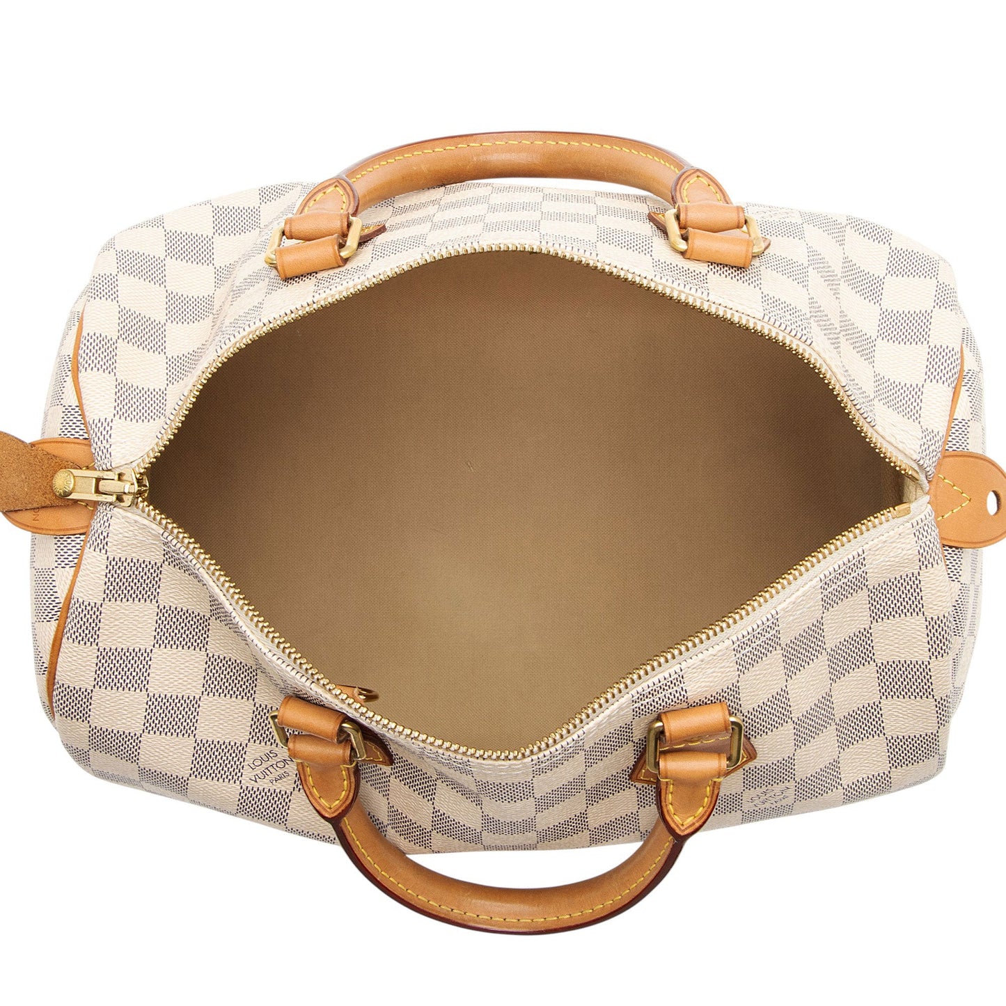 Louis Vuitton Damier Azur Speedy 30 Satchel
