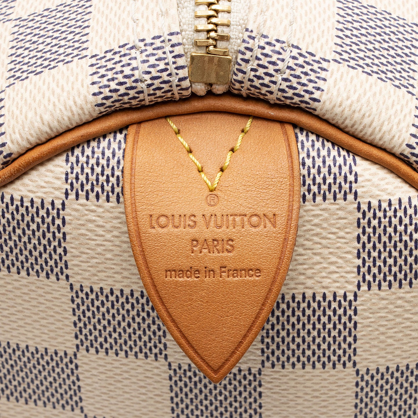 Louis Vuitton Damier Azur Speedy 30 Satchel