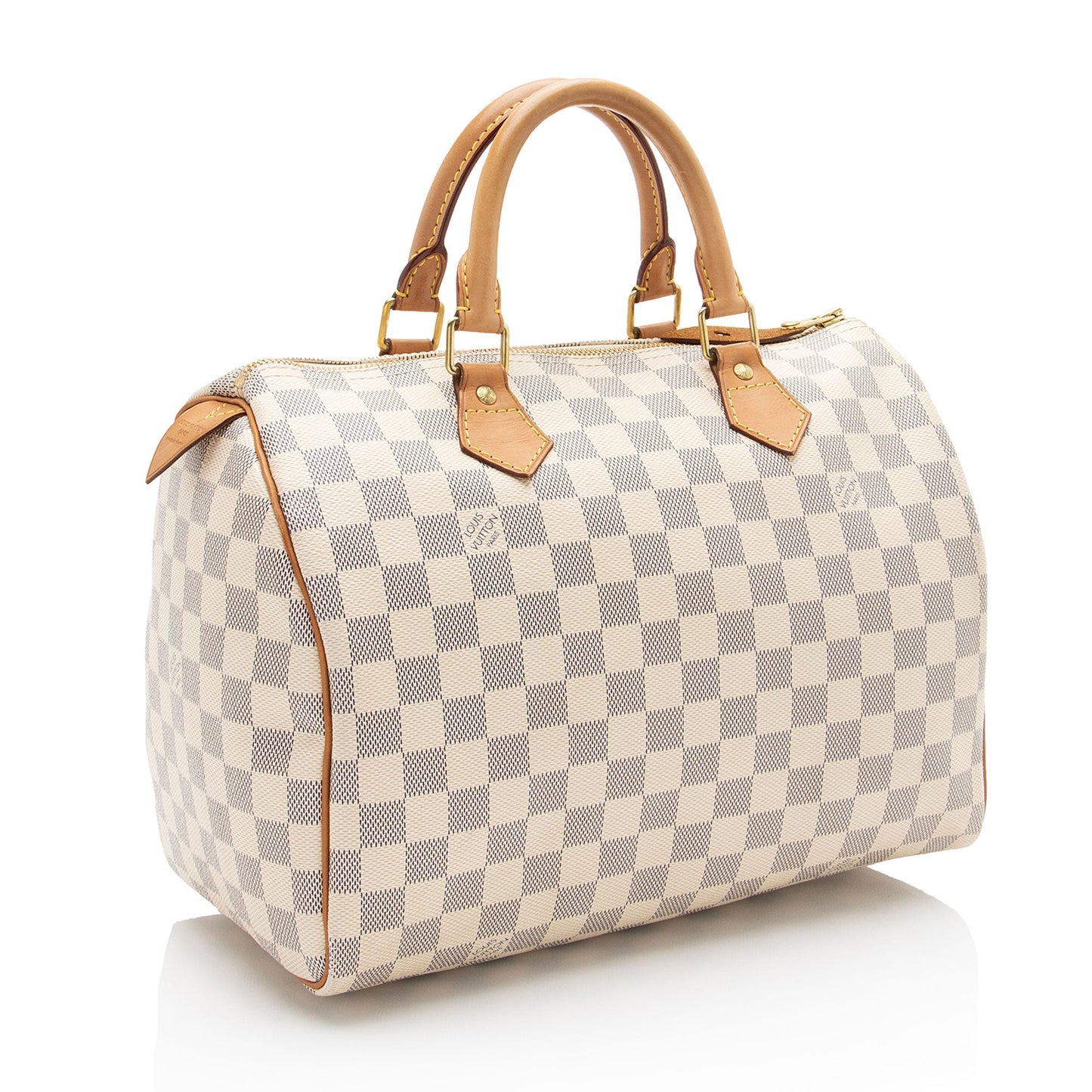 Louis Vuitton Damier Azur Speedy 30 Satchel
