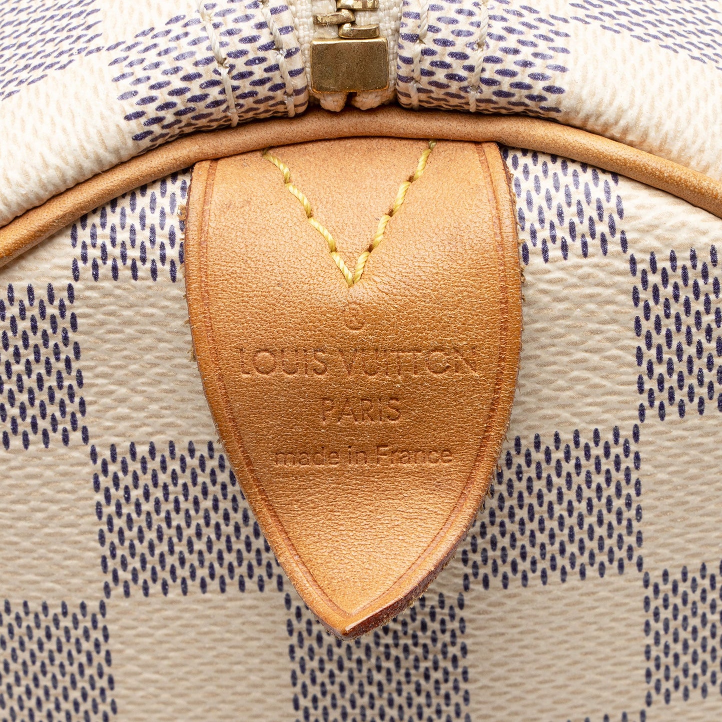 Louis Vuitton Damier Azur Speedy 30 Satchel