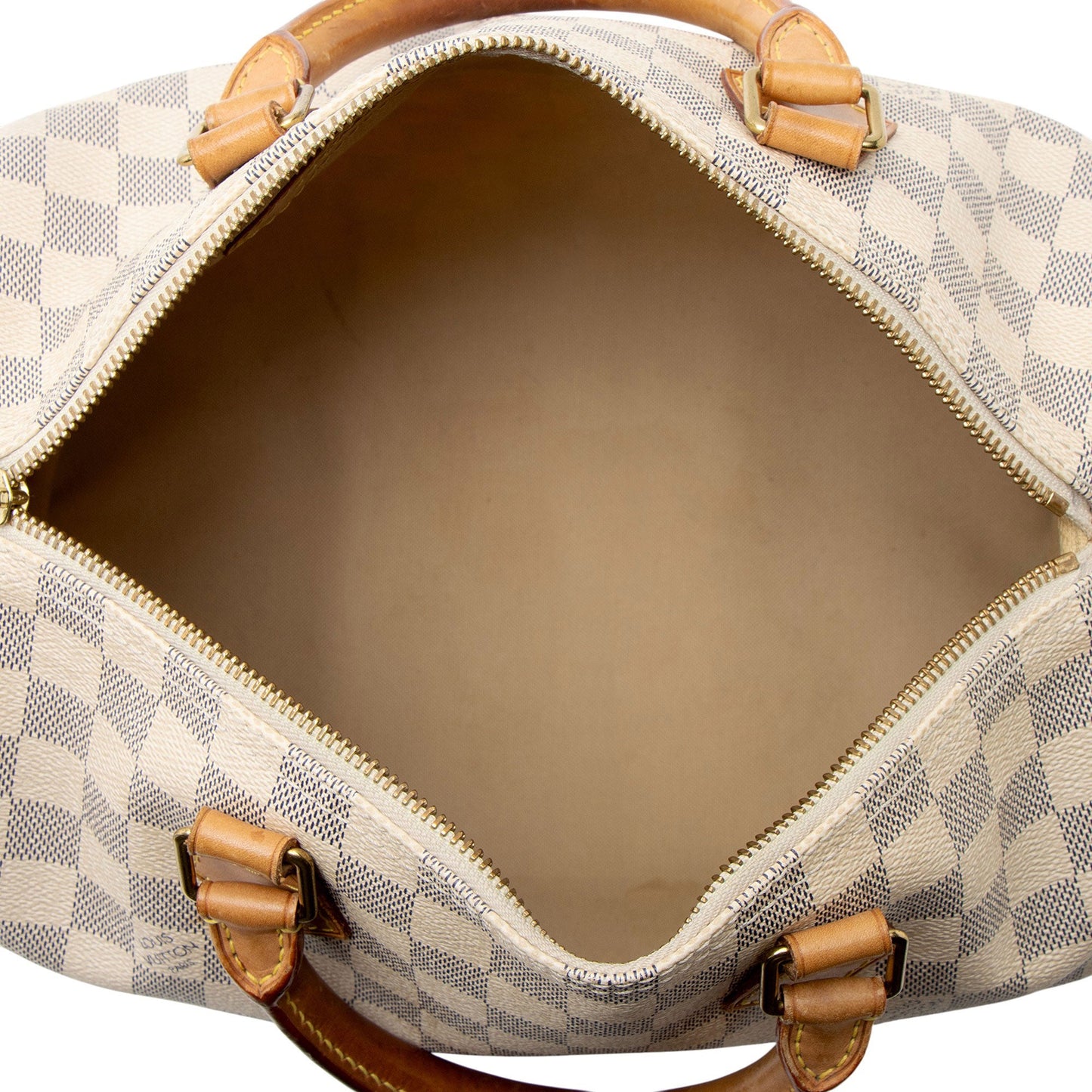 Louis Vuitton Damier Azur Speedy 30 Satchel
