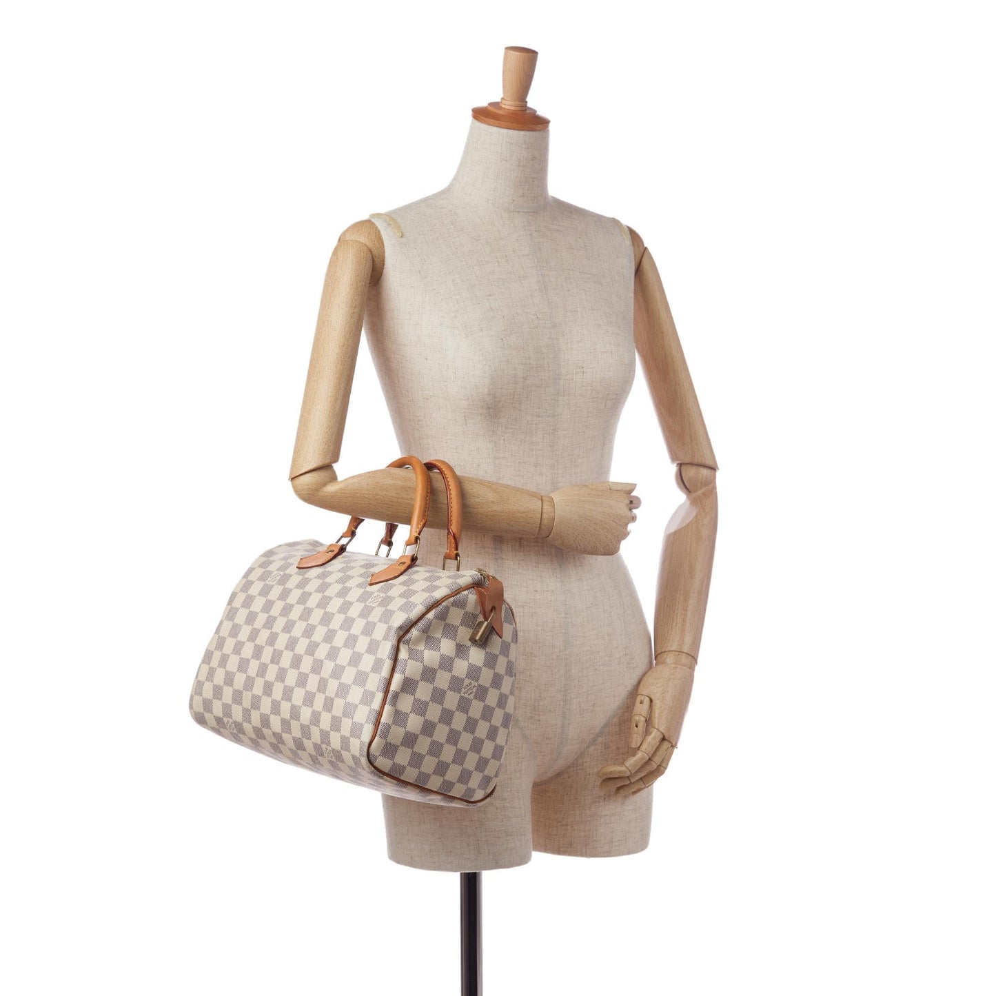 Louis Vuitton Damier Azur Speedy 30 (SHG-35173)