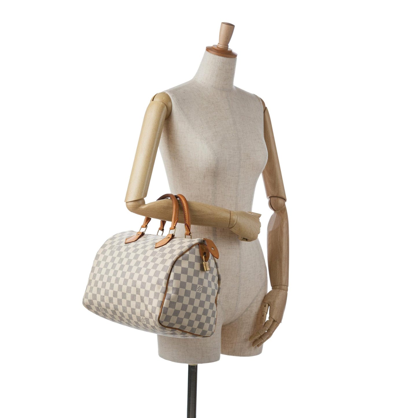 Louis Vuitton Damier Azur Speedy 30 (SHG-zGRCjD)