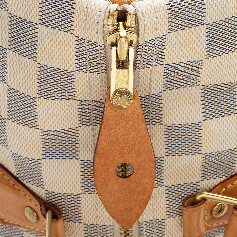 Louis Vuitton Damier Azur Speedy 35 Satchel (SHF-21907)