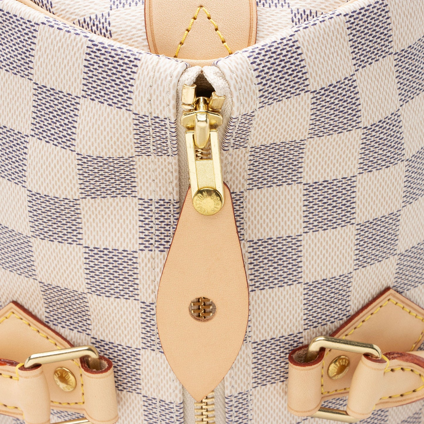 Louis Vuitton Damier Azur Speedy 35 Satchel (SHF-25zlLp)